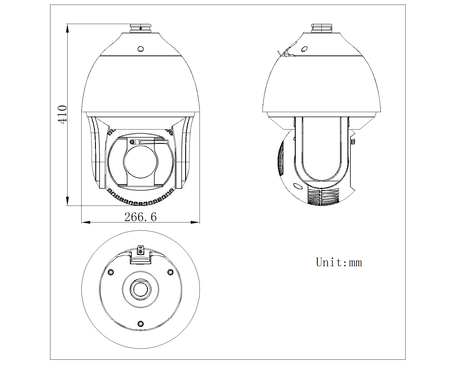 iDS-2DF8432IXR-AFW(T5)(B)產(chǎn)品尺寸